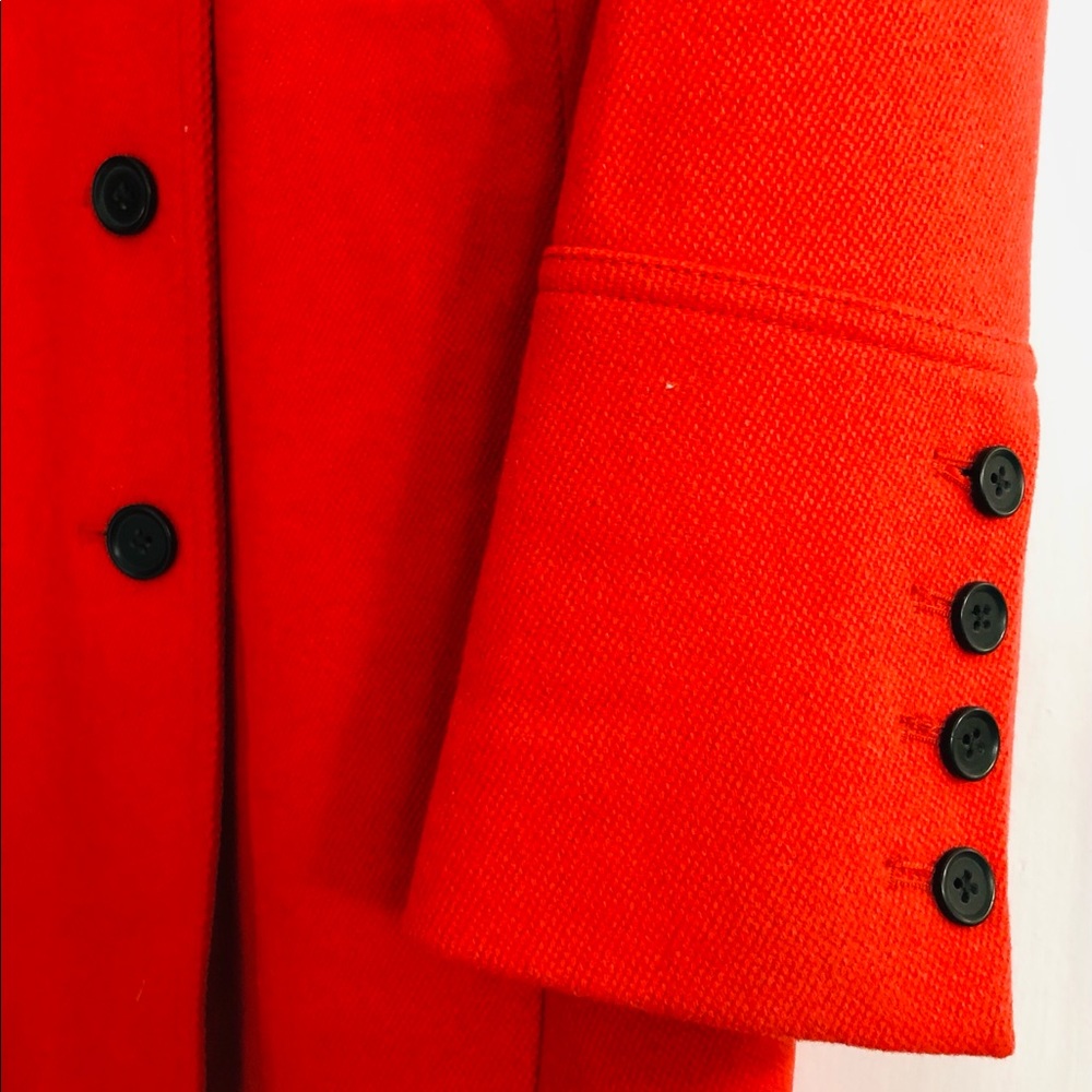 J. Crew Red Wool Coat
